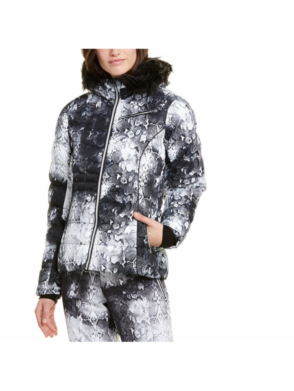 Dare 2b Glamorize ski Jacket snakeskin pattern snowboard new without tags Large